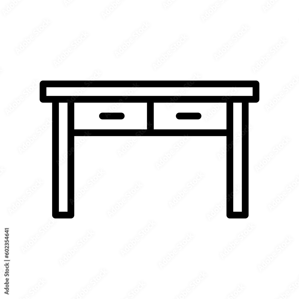 Table office icon vector on trendy design Table office icon vector on trendy design