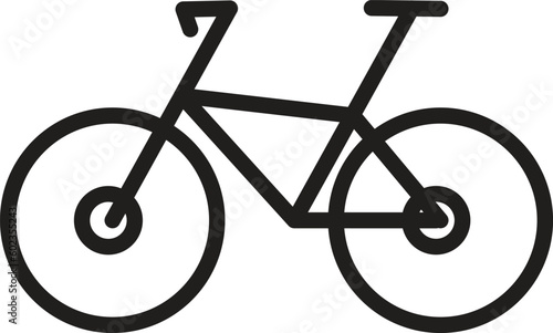 bicycle icon . bike icon vector isolated on white background