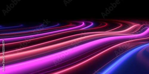 Vibrant technology neon col...