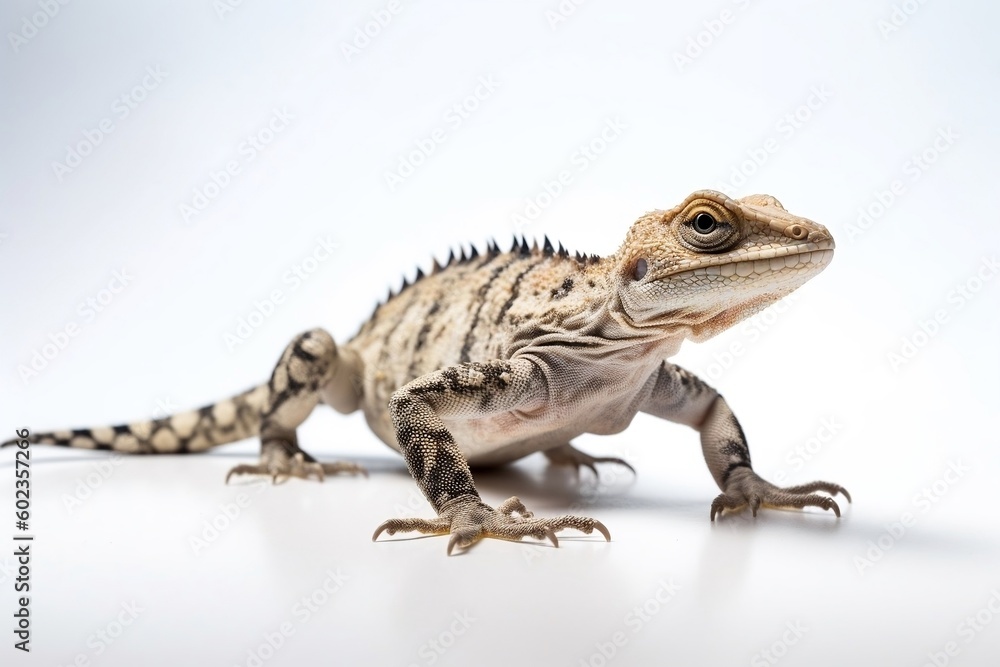 Obraz premium lizard on a branch