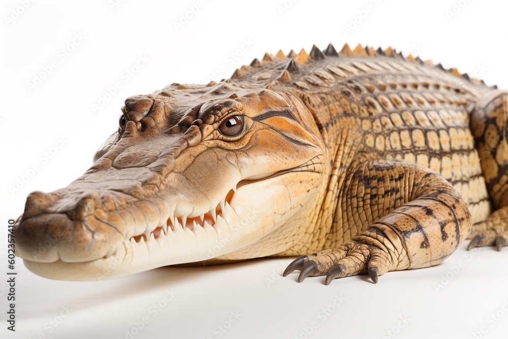 Obraz premium crocodile isolated on white background