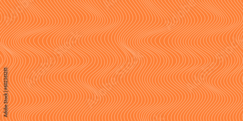 Salmon filet vector seamless pattern. Food abstract texture.