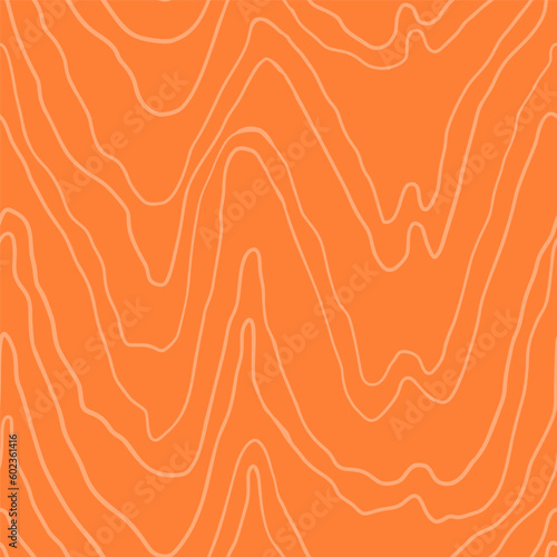Salmon filet vector seamless pattern. Food abstract texture.