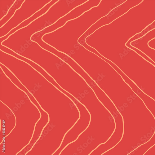 Salmon filet vector seamless pattern. Food abstract texture.
