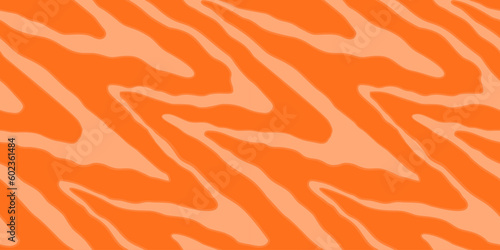 Salmon filet vector seamless pattern. Food abstract texture.