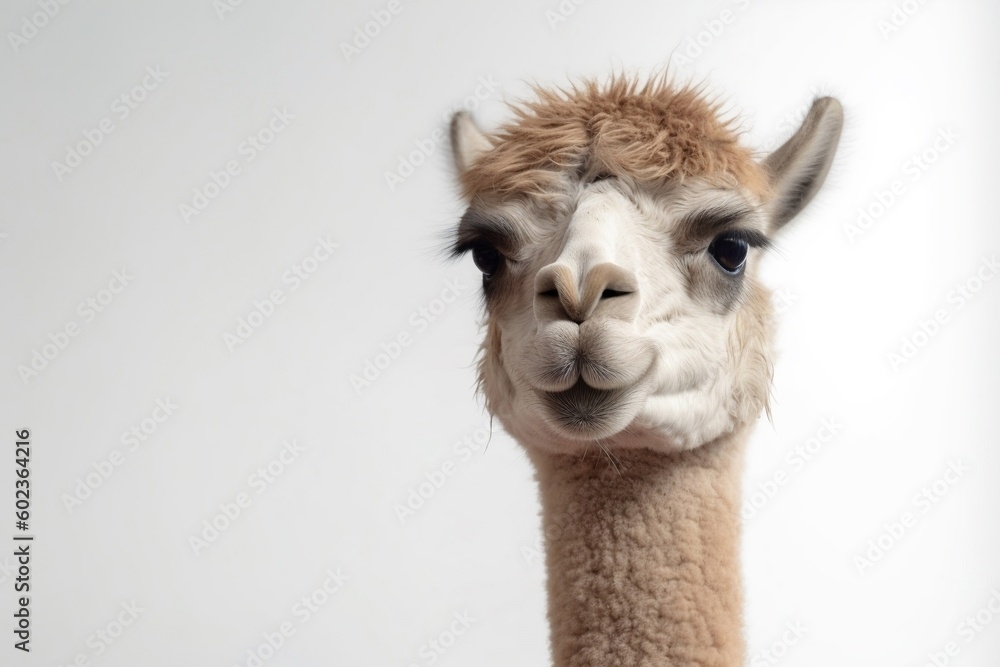 Fototapeta premium close up of a alpaca