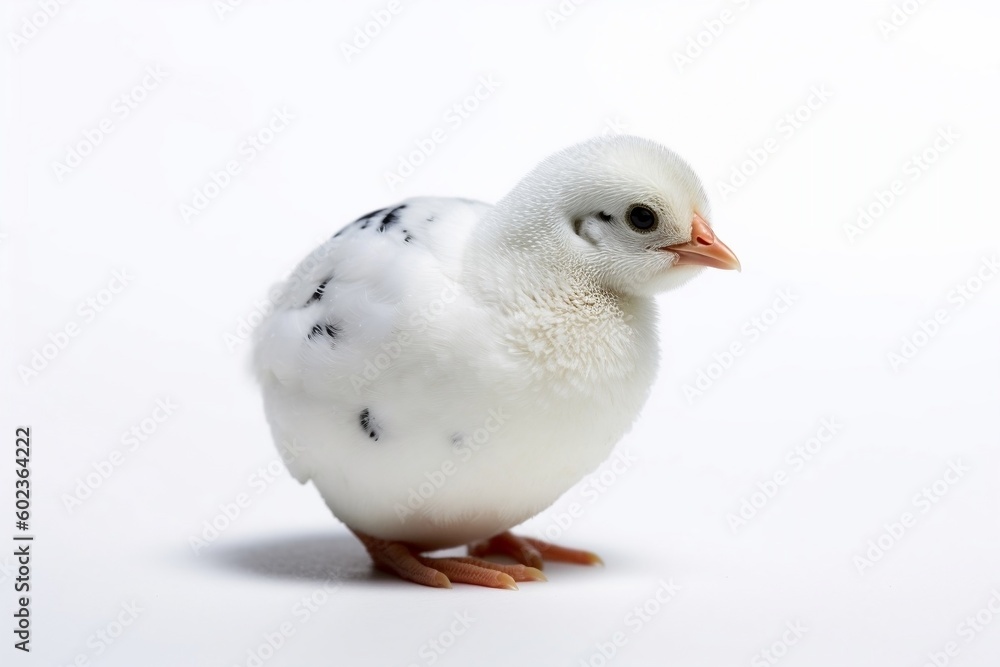 white chick isolated on white background white chick isolated on white background