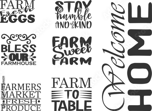 Farm house  Quotes SVG Bundle 