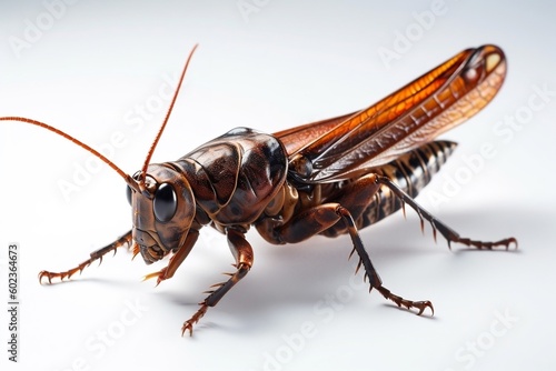 grasshopper isolated on white background © Roland