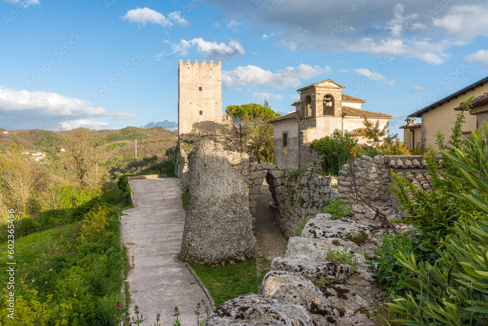 Obraz premium Scenic view in Arpino, ancient town in the province of Frosinone, Lazio, central Italy.