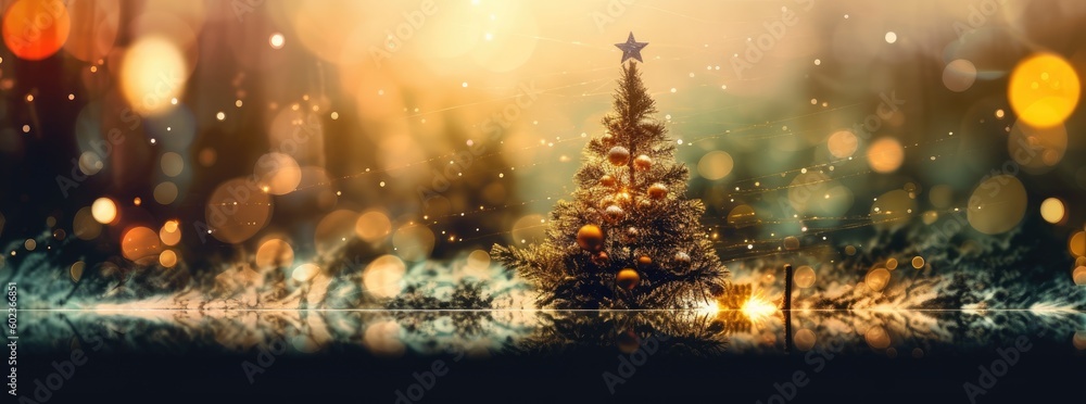 Christmas on a blurred background, in the style of flickr, tonalist genius, sparklecore, created with generative AI Christmas on a blurred background, in the style of flickr, tonalist genius, sparklecore, created with generative AI