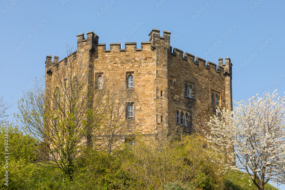 A Norman castle in Durham, UK.