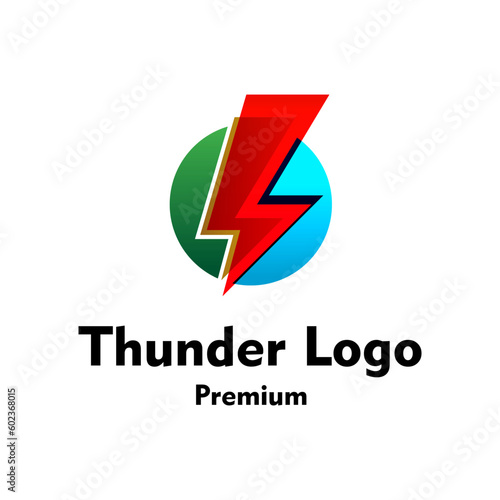 Free Download Thunder logo designs concept vector - GFXLoad