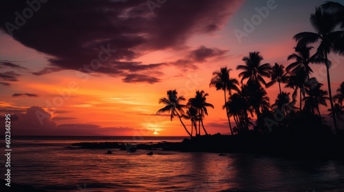 tropical palm tress with a golden hour theme Beautiful Natural Photograph Fresh Green Lifestyle