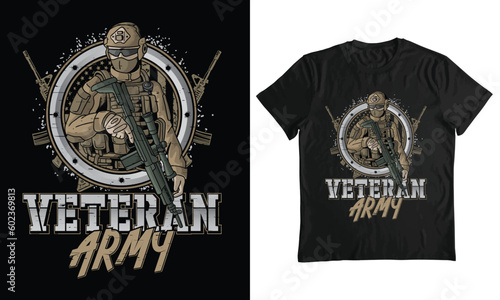 Veteran Army, Veteran t-shirt design,  Military t-shirt design, USA Military Day.