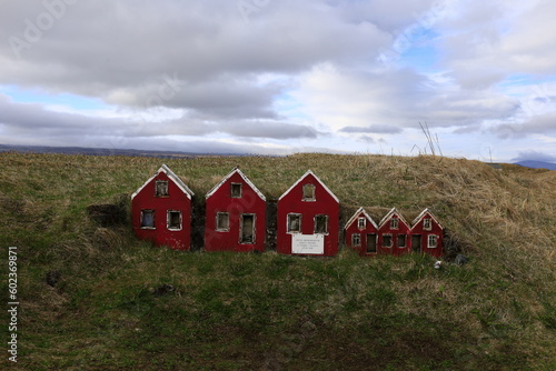 Fototapeta Naklejka Na Ścianę i Meble -  View on a church to Iceland
