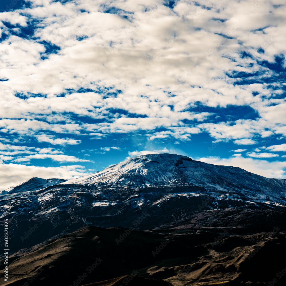 Nevado del Ruiz. Typical Colombian snowy landscape.
snow covered mountain Nevado del Ruiz. Typical Colombian snowy landscape.
snow covered mountain
