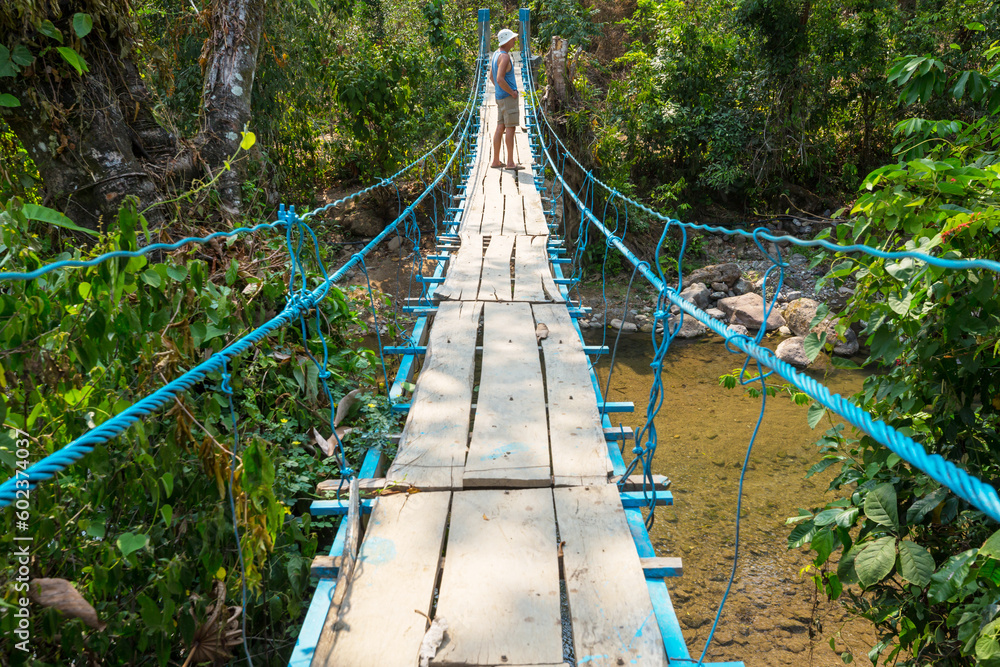 Fototapeta premium Tourist in Honduras