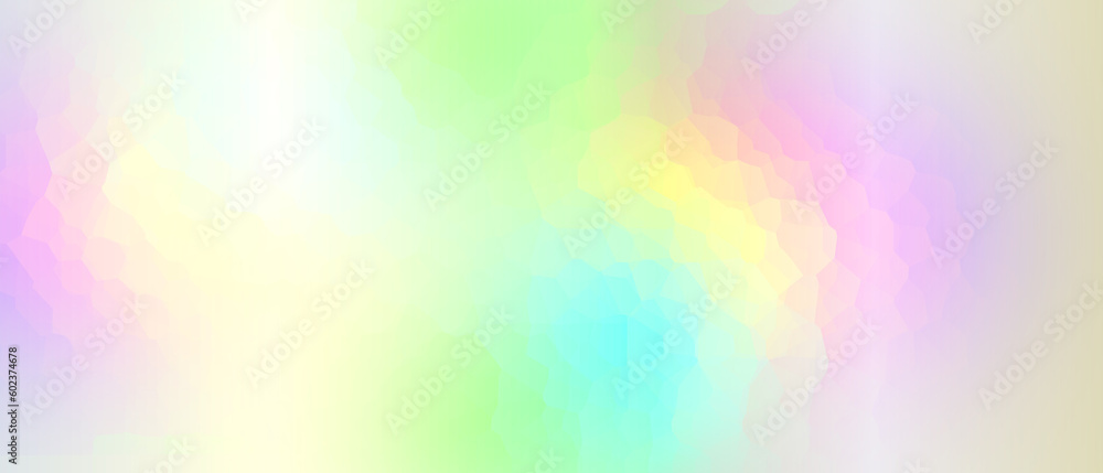 Holographic gradient neon illustration