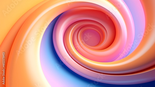 abstract colorful background. Beautiful rainbow waves. Digital illustration for wallpapers, posters and covers. Generative Ai