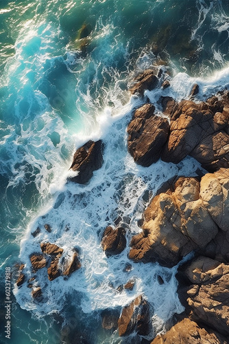 rocks in the sea