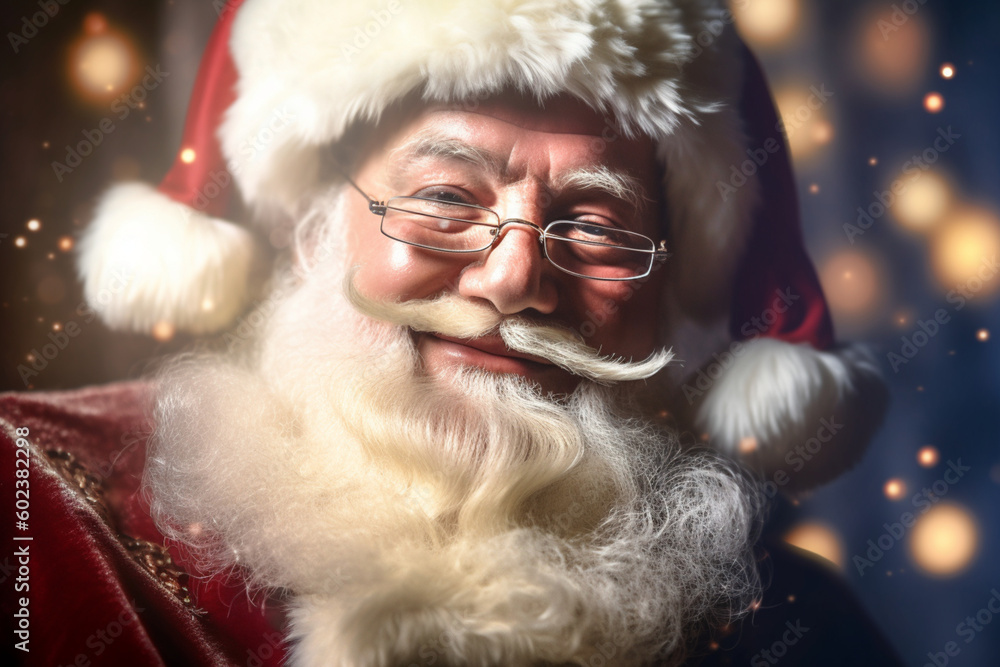 santa claus with christmas gift santa claus with christmas gift