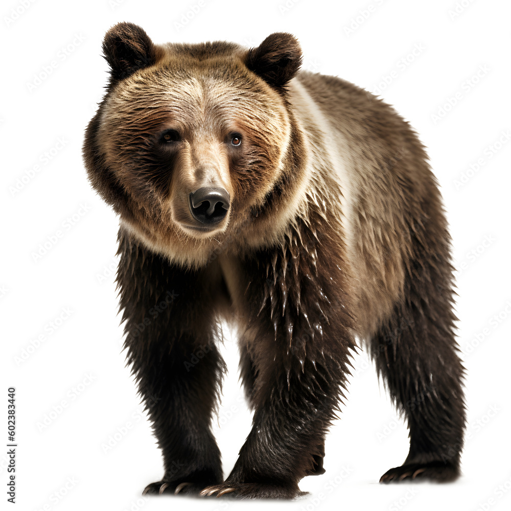 Obraz premium Bear isolated transparent background