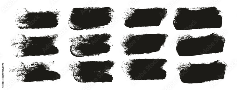 Round Sponge Thick Artist Brush Short Background High Detail Abstract Vector Background Set Round Sponge Thick Artist Brush Short Background High Detail Abstract Vector Background Set