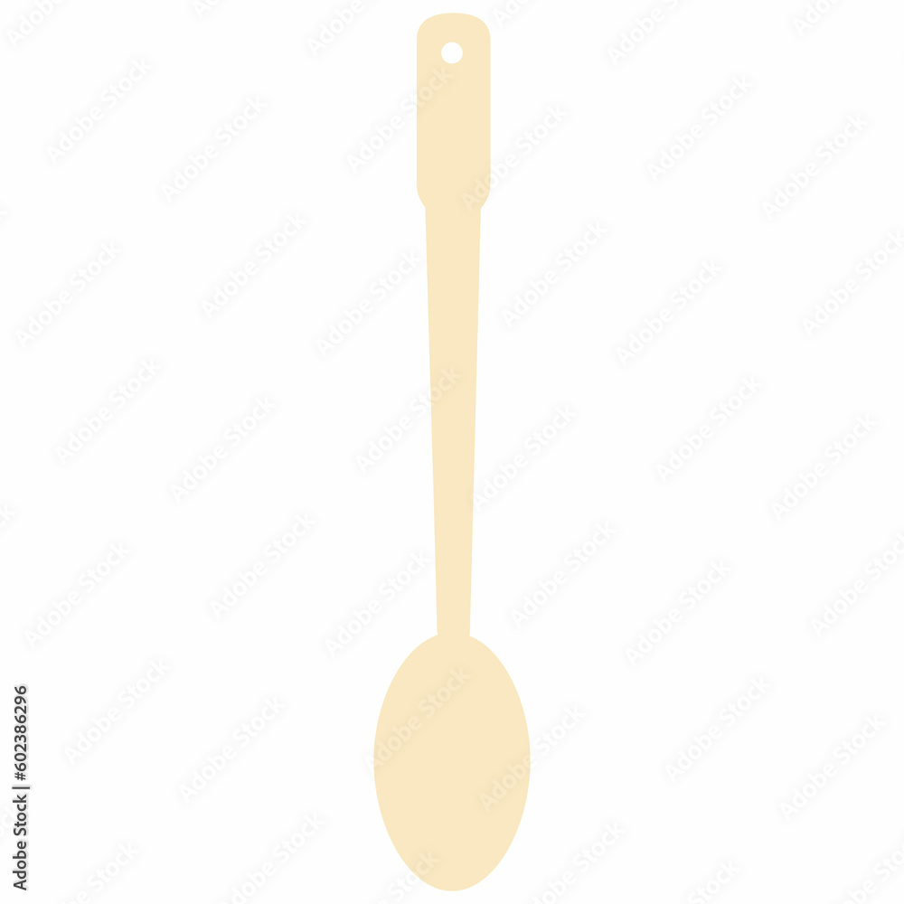 Spoon flat pattern for decoration. Spoon flat pattern for decoration.