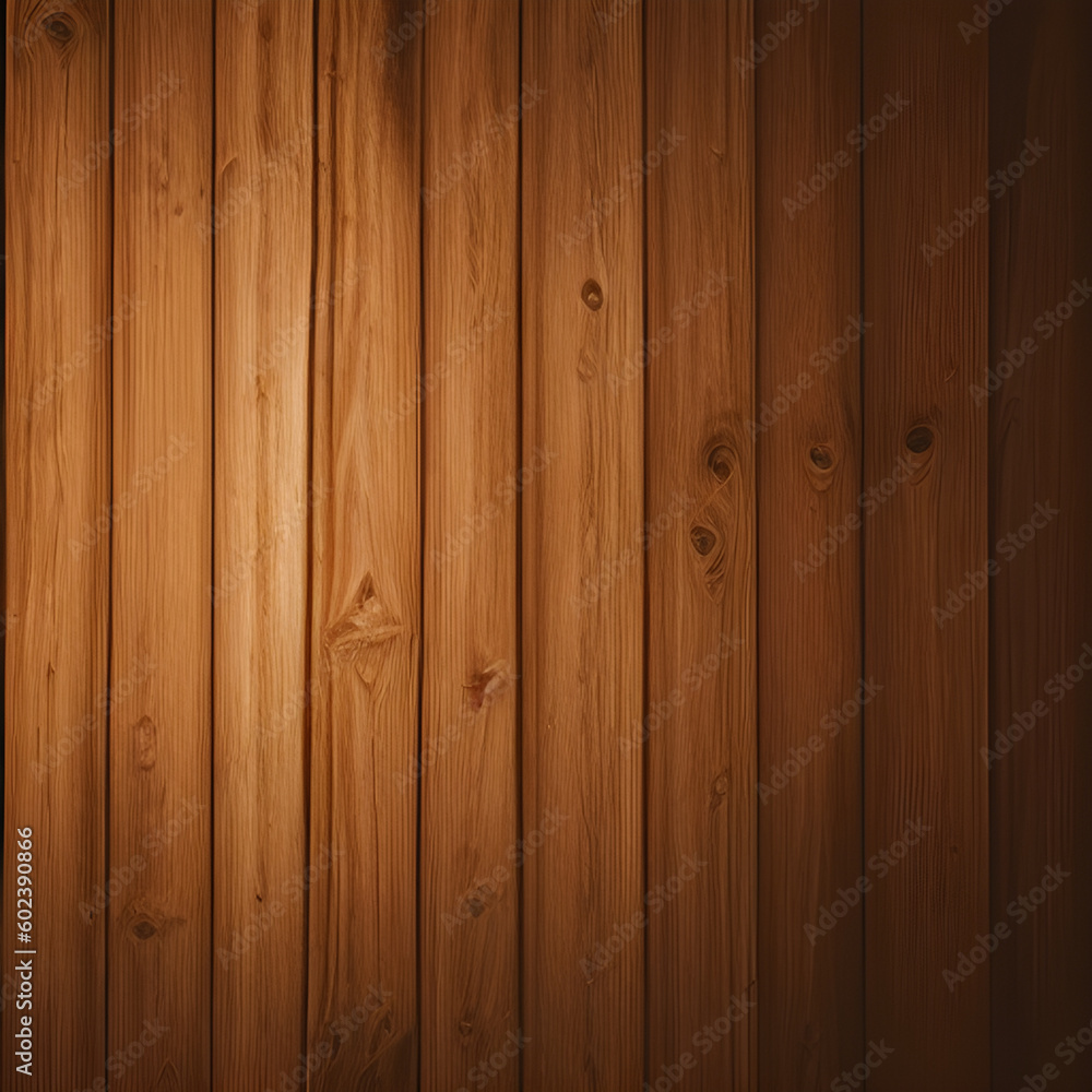 Naklejka premium Wood plank brown texture background for design with copy space