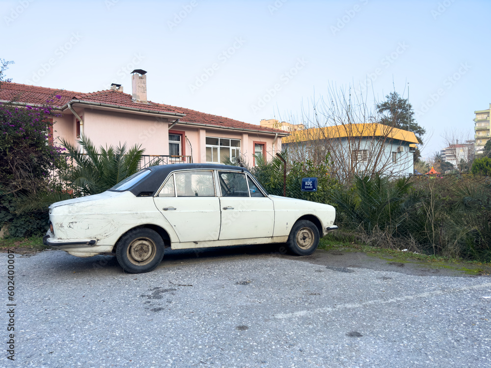 Old Turkish made legend model car that produced in 1970. Turkey's first domestic mass production passenger vehicle 