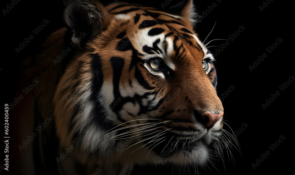 portrait of a tiger portrait of a tiger