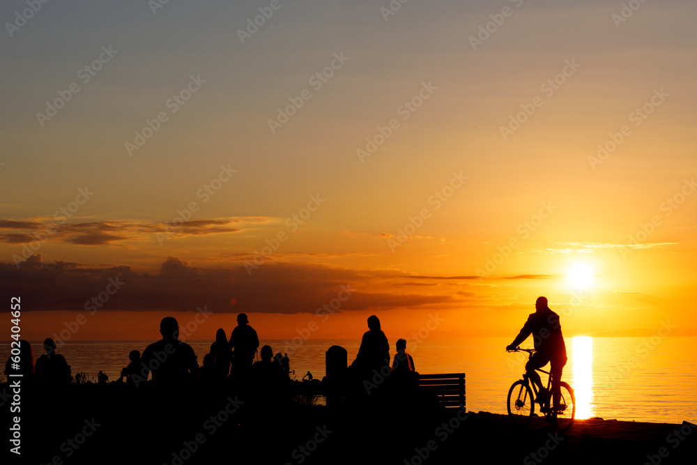 Fototapeta premium Sunset on nordsee