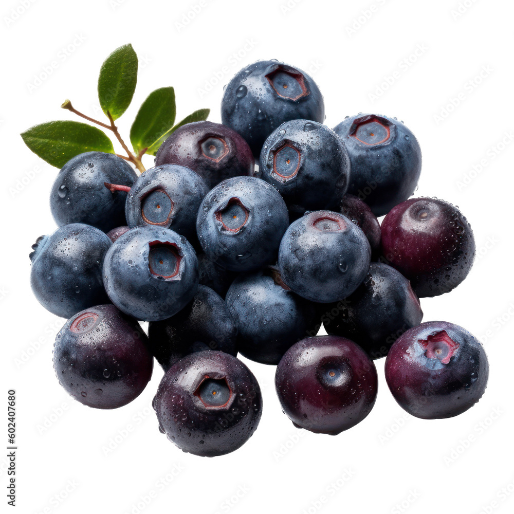Blueberries isolated on white background Blueberries isolated on white background