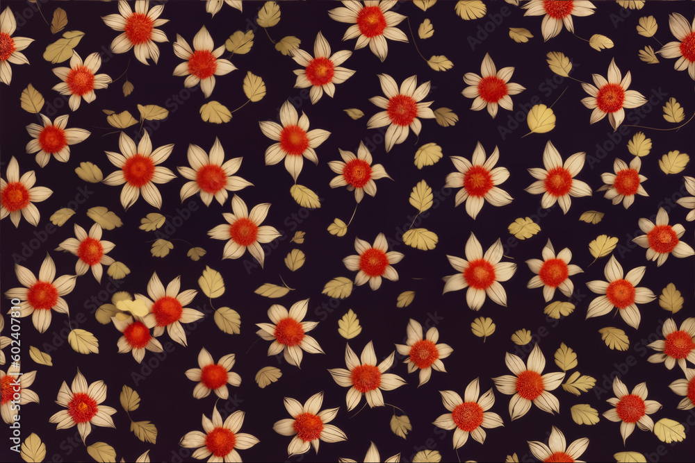 Artistic Design for wrapping paper, fabric, background. Art deco motif pattern with luxury climbing flowers. Artistic Design for wrapping paper, fabric, background. Art deco motif pattern with luxury climbing flowers.
