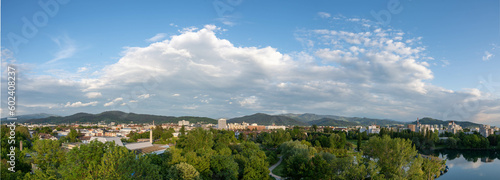 Freiburg von Oben im Sommer