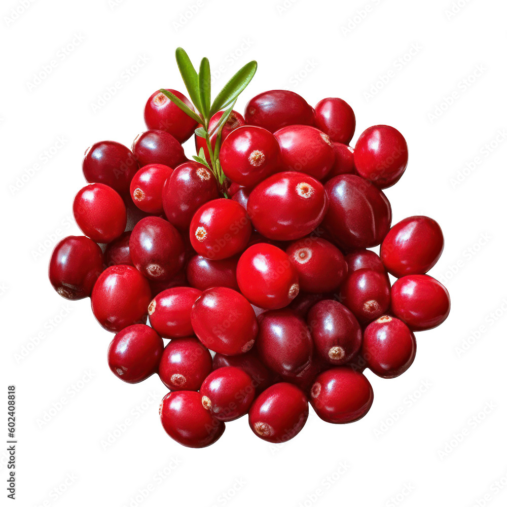 Group of fresh ripe cranberries Group of fresh ripe cranberries