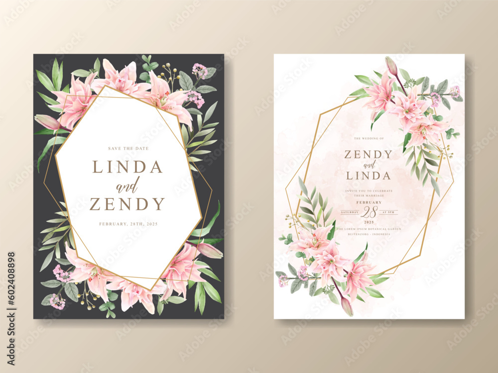 romantic floral wedding invitation card romantic floral wedding invitation card