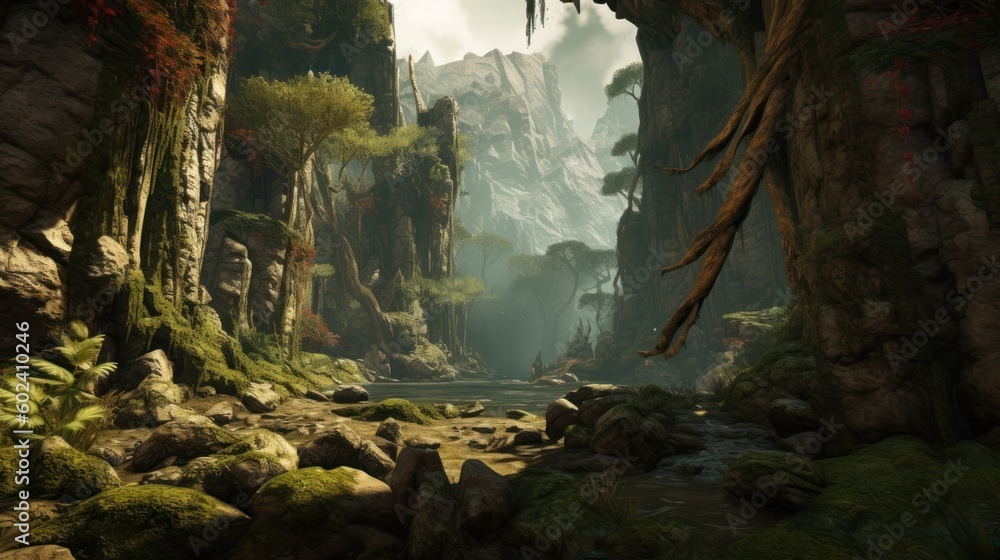 Obraz premium Stunning Game Environment Art