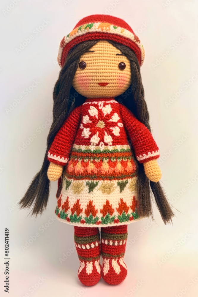 Cute Wool Doll | Generative AI