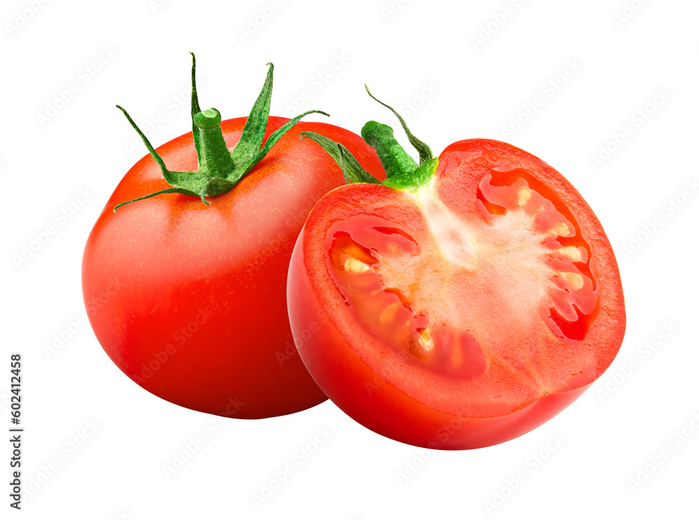 tomato isolated on white background, full depth of field tomato isolated on white background, full depth of field