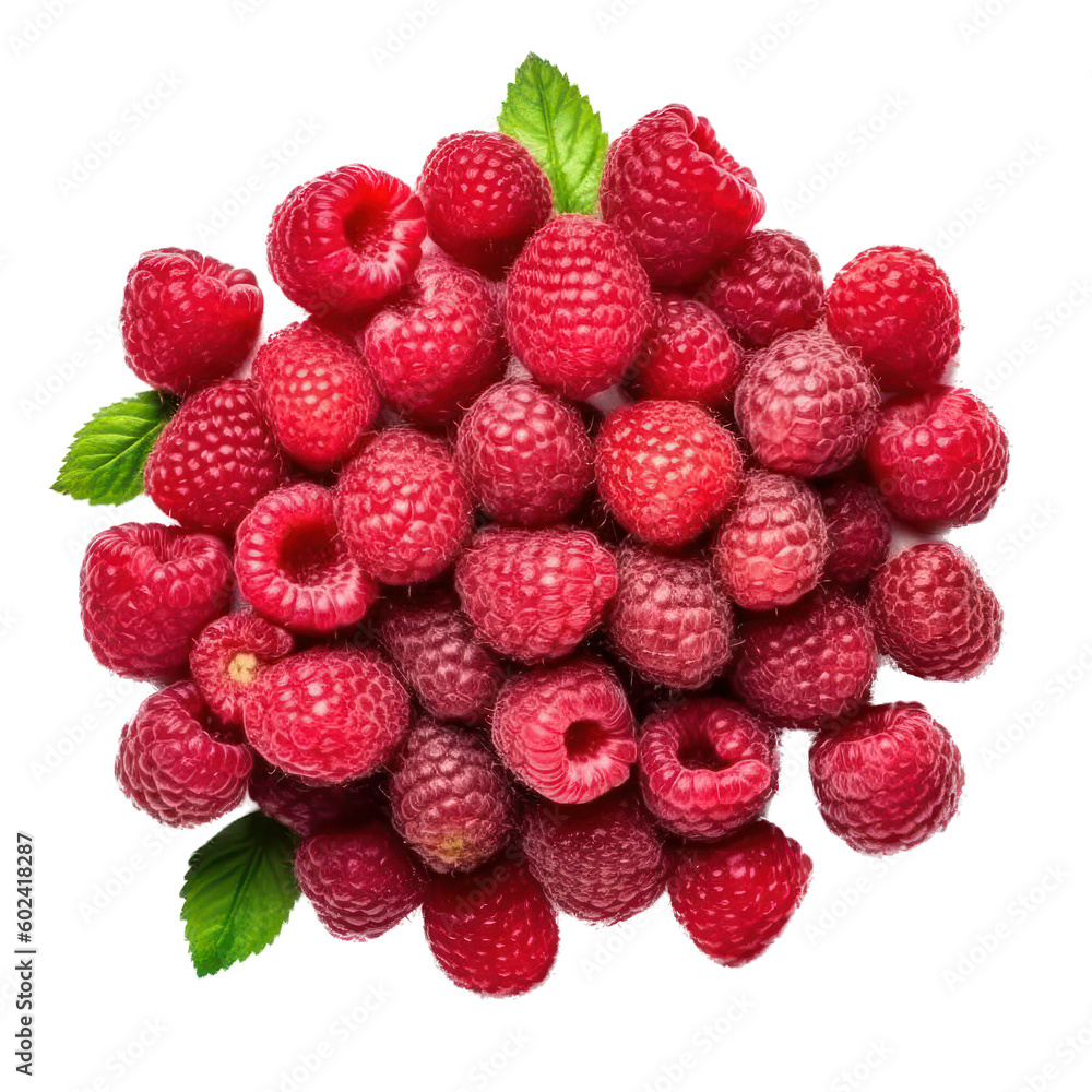 Juicy Raspberries in a Bowl Juicy Raspberries in a Bowl