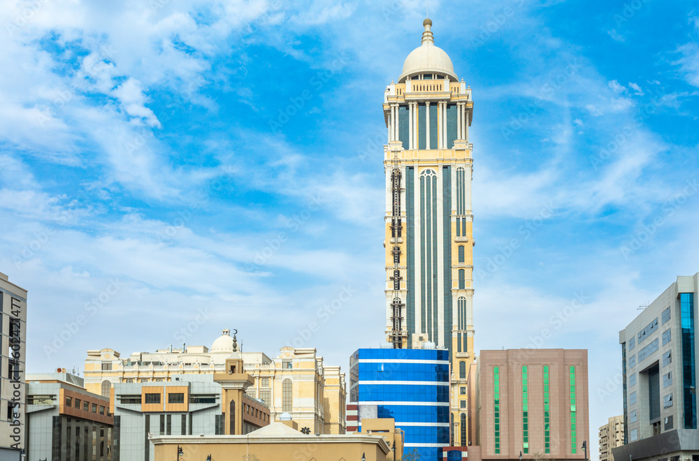 Modern buildings in Al Olaya the city center of Riyadh, Saudi Arabia