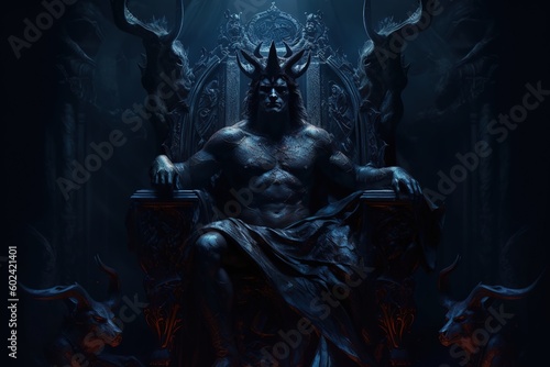 Hades, god of the underworld Generative AI photo