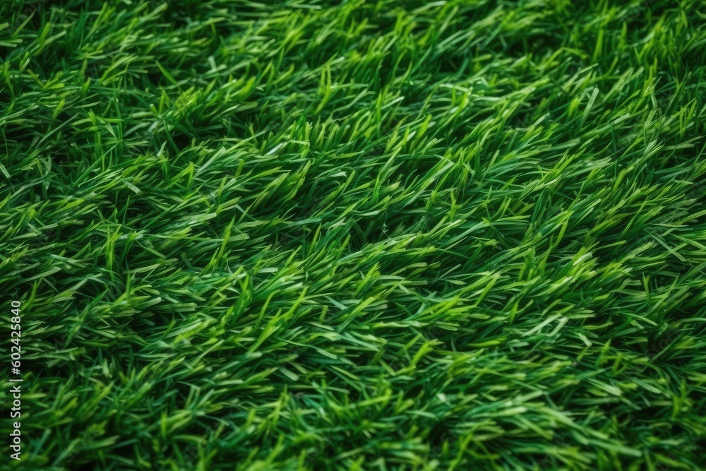 close-up green grass texture Generative AI close-up green grass texture Generative AI
