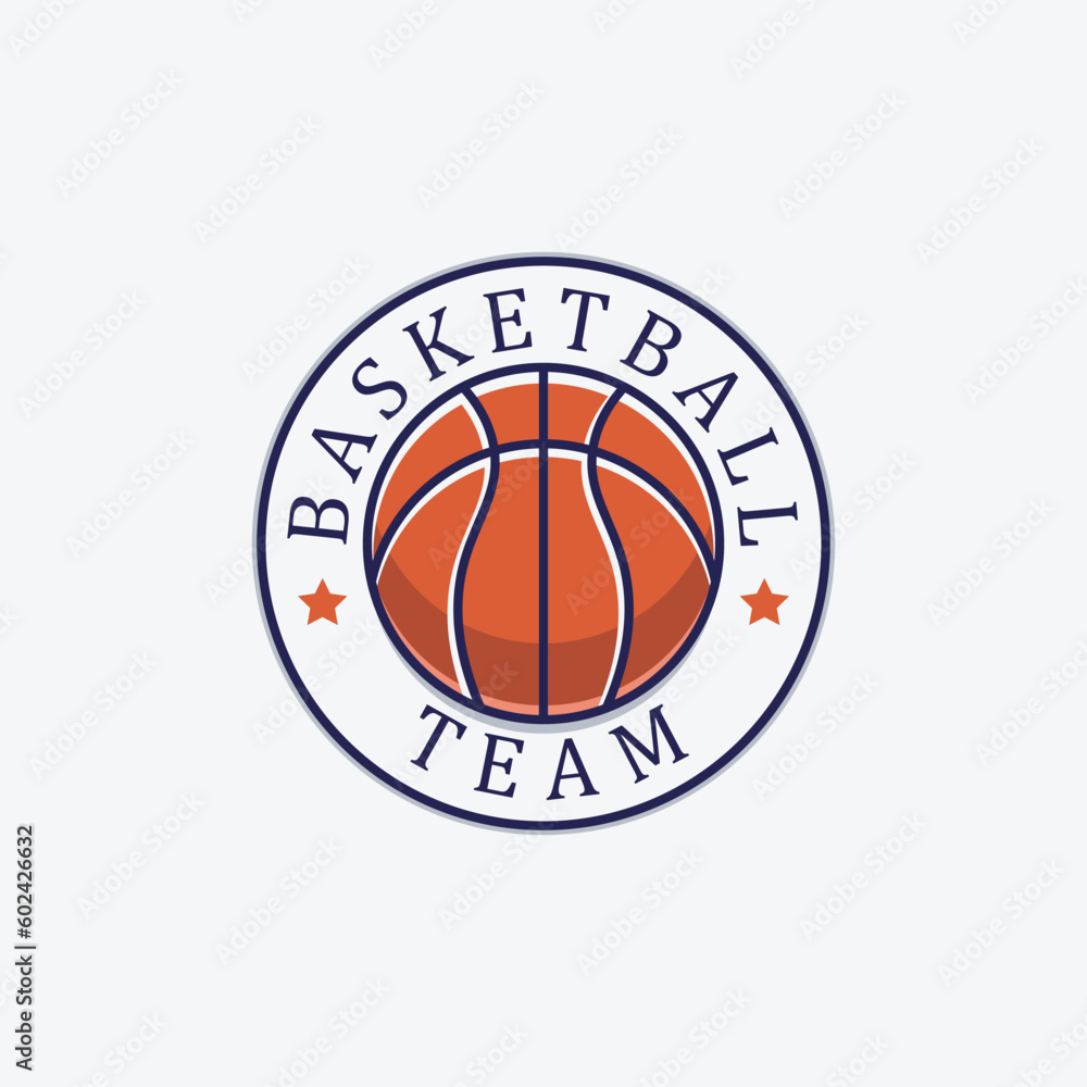 basketball team logo design, basketball team logo template.