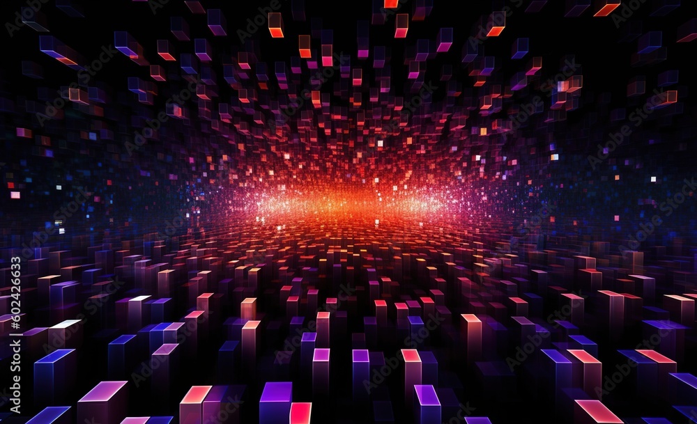 Obraz premium Abstract background illustration, generative ai