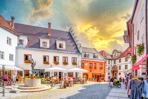 Altstadt, Fuessen, Bayern, Deutschland  photo
