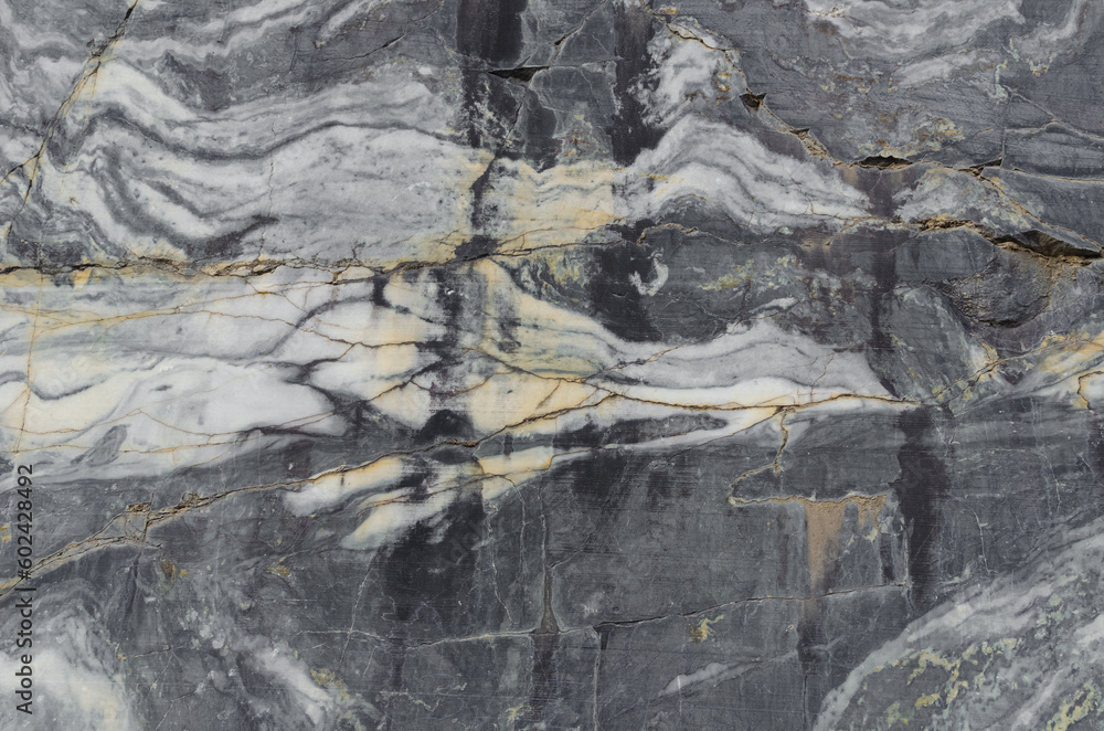 Fototapeta premium marble rock natural texture black white grey colors