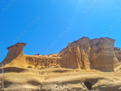 Beautiful panoramic view of Los Cocedores beach photo